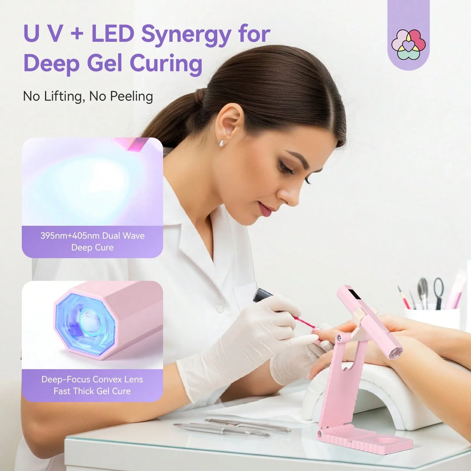 LINMANDA Portable Handheld Mini Nail Lamp for Gel Polish Quick Dry Flashlight Pen USB Nail Dryer Machine UV LED Nail Lamp - Image 6