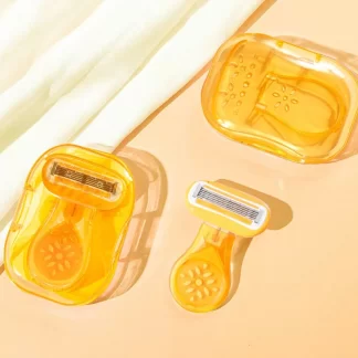 Portable Women Shaving Razor Set Manual Bikini Shaver Hair Remover for Ladies Private Body With Skin Care Cartridges