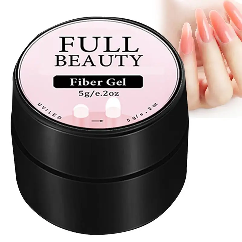 Clear Nail Extension Gel Nail Builder Nail Gel Polish Art Nail Extensions Gel Nail Polish Fiber Nail Gel For Extensions Manicure